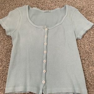 John galt baby blue short sleeve